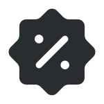 Discount Shape SVG Icon